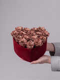 ROSE GOLD HEART BOX